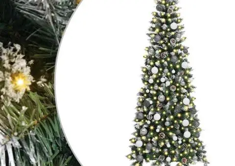 Brad de Crăciun artificial Verde 210 cm PVC - 2/5