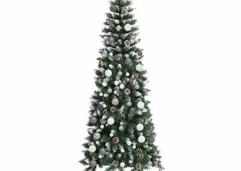 Brad de Crăciun artificial Verde 210 cm PVC - 5/5