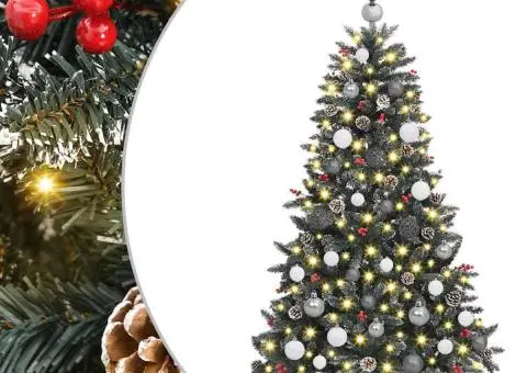 Brad de Crăciun artificial Verde 150 cm PVC - 2/5