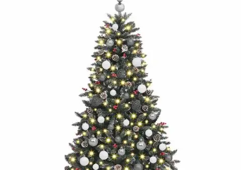 Brad de Crăciun artificial Verde 150 cm PVC - 3/5