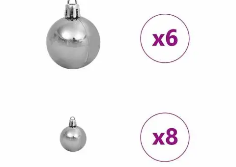 Brad de Crăciun artificial Verde 150 cm PVC - 4/5