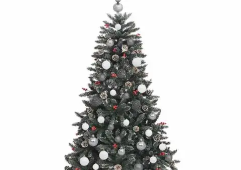 Brad de Crăciun artificial Verde 150 cm PVC - 5/5