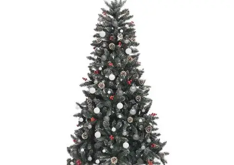 Brad de Crăciun artificial Verde 210 cm PVC - 5/5