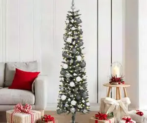 vidaXL Brad de Crăciun artificial Verde 180 cm PVC