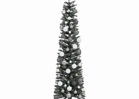 Brad de Crăciun artificial Verde 180 cm PVC - 4/5