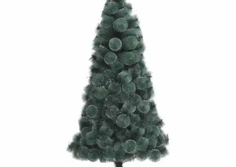 Brad Crăciun Artificial 300 LED-uri Verde 180 cm PET - 3/5