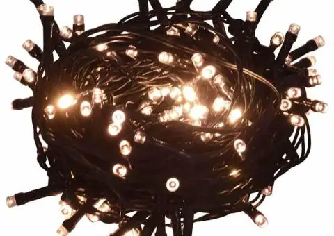 Brad Crăciun Artificial 300 LED-uri Verde 180 cm PET - 4/5