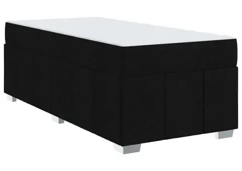 Cadru de pat Negru 80 x 200 cm țesătură - 2/5