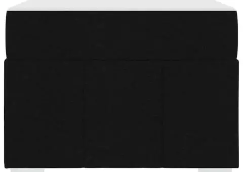 Cadru de pat Negru 90 x 200 cm țesătură - 5/5