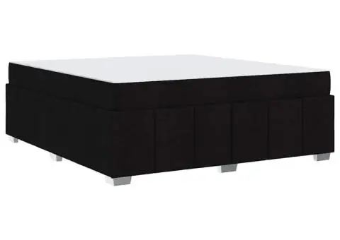 Cadru de pat Negru 180 x 200 cm țesătură - 2/5