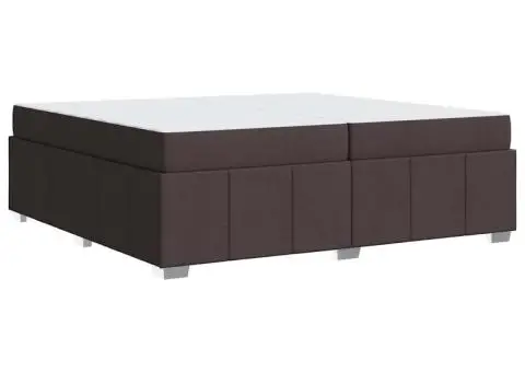 Cadru de pat Maro închis 200 x 200 cm țesătură - 2/5