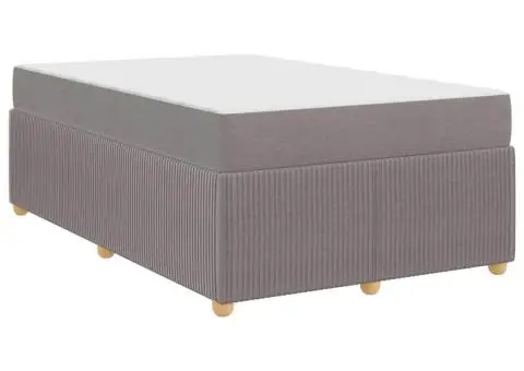 Cadru de pat Altele Gri taupe 120 x 190 cm țesătură - 2/5