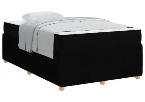 Cadru de pat Altele Negru 120 x 200 cm țesătură - 3/5