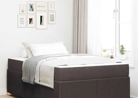 Cadru de pat Altele Maro închis 120 x 200 cm țesătură - 1/5