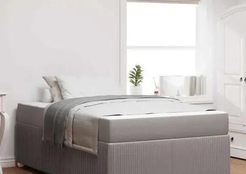 Cadru de pat Altele Gri taupe 120 x 200 cm țesătură - 1/5