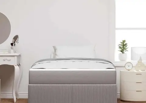 Cadru de pat Altele Gri taupe 120 x 200 cm țesătură - 5/5