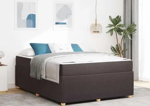 Cadru de pat Altele Maro închis 140 x 200 cm țesătură - 1/5