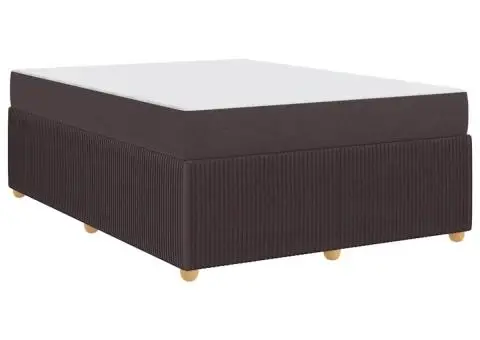 Cadru de pat Altele Maro închis 160 x 200 cm țesătură - 2/5