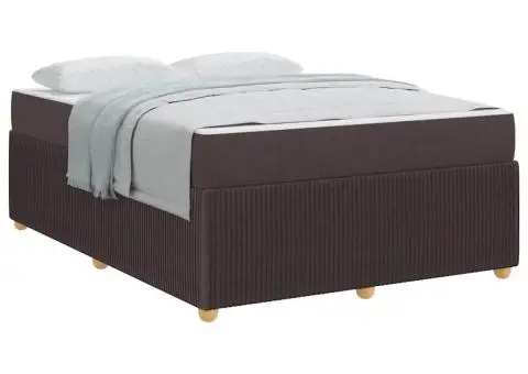 Cadru de pat Altele Maro închis 160 x 200 cm țesătură - 3/5