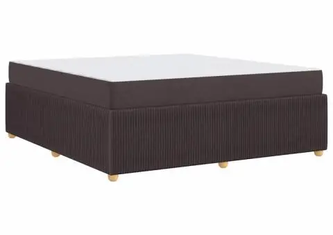 Cadru de pat Altele Maro închis 180 x 200 cm țesătură - 2/5