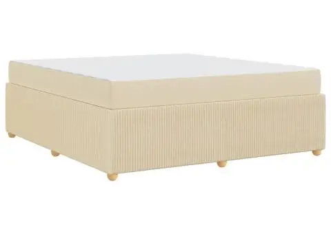 Cadru de pat Altele Crem 180 x 200 cm țesătură - 2/5