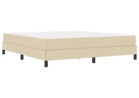 Pat cu arcuri Altele Crem 180 x 200 cm țesătură - 2/5