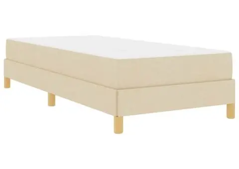 Pat cu arcuri Crema, Marron 90 x 190 cm - 2/5