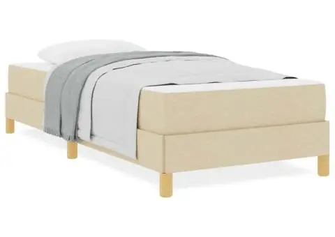 Pat cu arcuri Crema, Marron 90 x 200 cm - 4/5