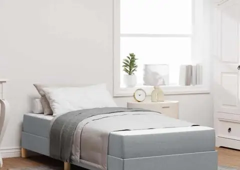 Pat cu arcuri Taupe, Maro 100 x 200 cm - 1/5