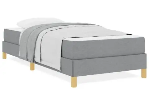 Pat cu arcuri Taupe, Maro 100 x 200 cm - 4/5