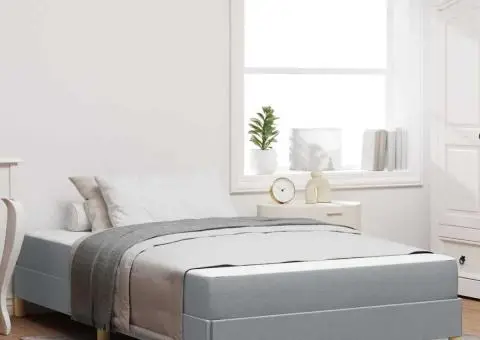 Pat cu arcuri Taupe, Maro 120 x 200 cm - 1/5