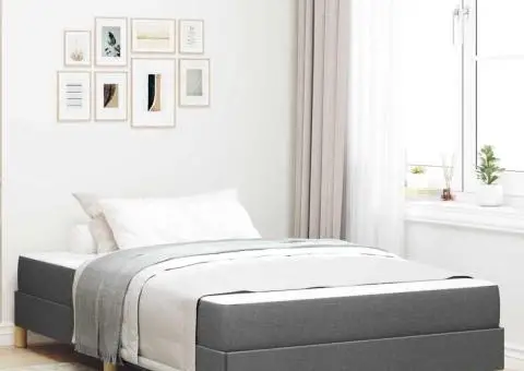 Pat cu arcuri Taupe, Maro 120 x 200 cm - 1/5