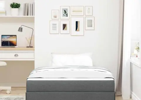 Pat cu arcuri Taupe, Maro 120 x 200 cm - 5/5