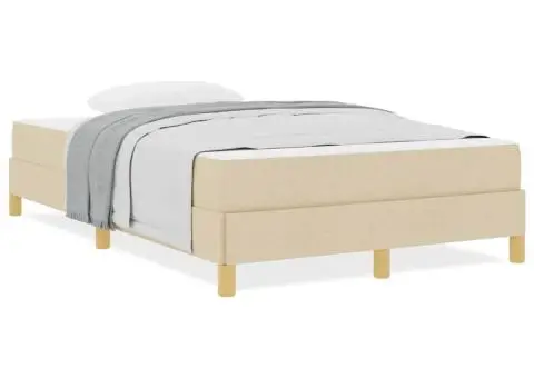 Pat cu arcuri Crema, Marron 120 x 200 cm - 4/5