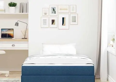 Pat cu arcuri Taupe, Maro 120 x 200 cm - 5/5