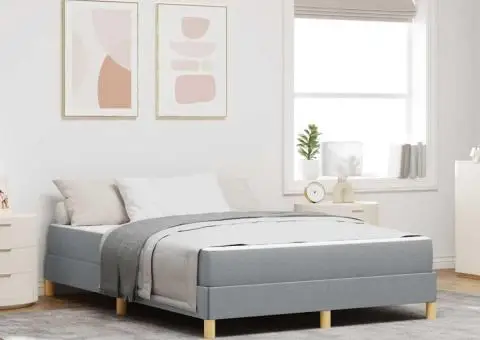 Pat cu arcuri Taupe, Maro 140 x 200 cm - 1/5