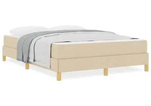 Pat cu arcuri Crema, Marron 160 x 200 cm - 4/5