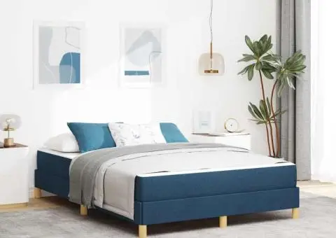 Pat cu arcuri Taupe, Maro 160 x 200 cm - 1/5