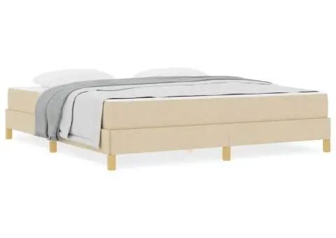 Pat cu arcuri Crema, Marron 180 x 200 cm - 4/5