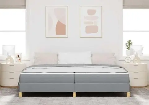 Pat cu arcuri Taupe, Maro 200 x 200 cm - 5/5