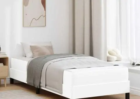 Pat Altele Alb pur 90 x 190 cm Piele artificială - 1/5