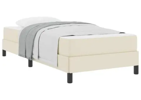 Pat Altele Crem 90 x 200 cm Piele artificială - 3/5