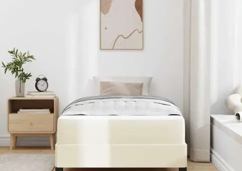 Pat Altele Crem 90 x 200 cm Piele artificială - 5/5