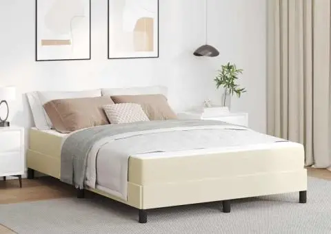 Pat Altele Crem 140 x 190 cm Piele artificială - 1/5
