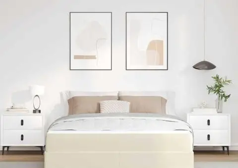 Pat Altele Crem 140 x 190 cm Piele artificială - 5/5