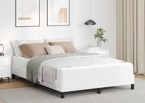 Pat Altele Alb pur 140 x 200 cm Piele artificială - 1/5
