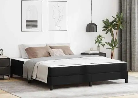 Pat Altele Negru 180 x 200 cm Piele artificială - 1/5
