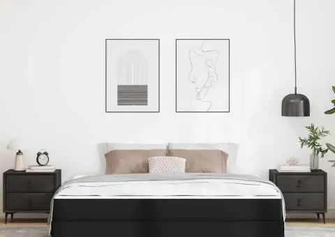 Pat Altele Negru 180 x 200 cm Piele artificială - 5/5