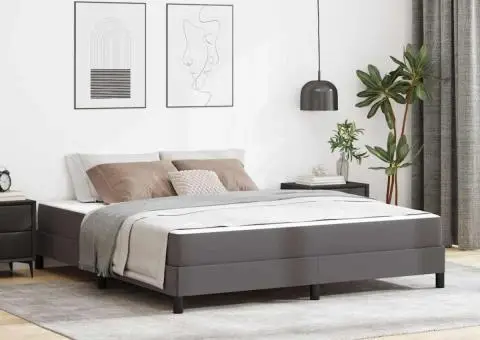 Pat Altele Gri 180 x 200 cm Piele artificială - 1/5