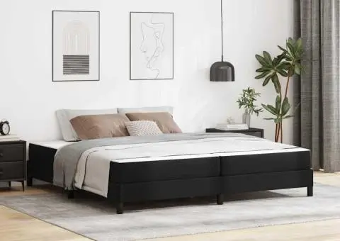 Pat Altele Negru 200 x 200 cm Piele artificială - 1/5